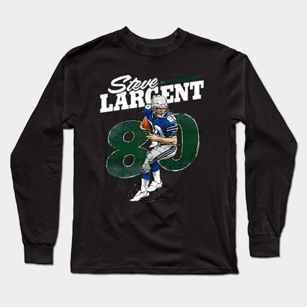 Steve Largent Seattle Long Sleeve T-Shirt by caravalo